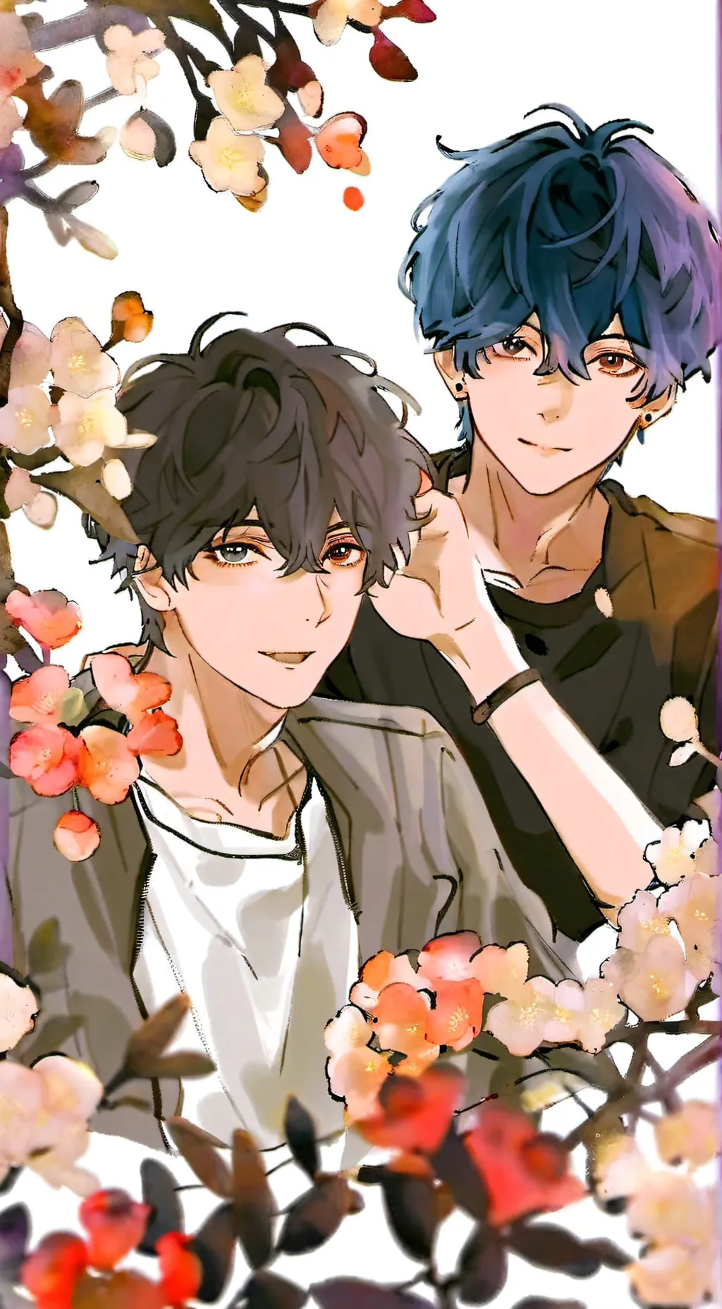 ai character: Alex and Max ￼ background