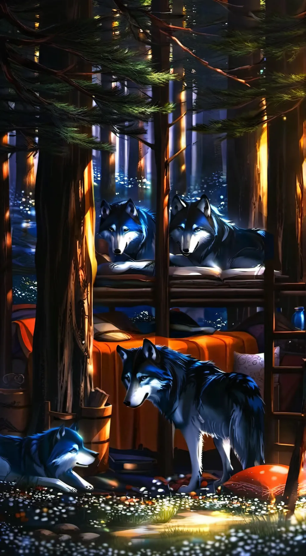 ai character: `therian school` background