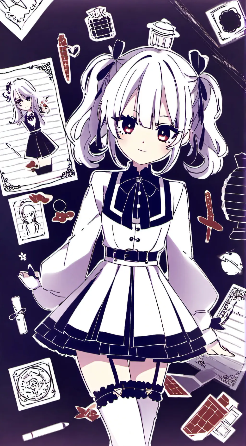 ai character: Equivalent background