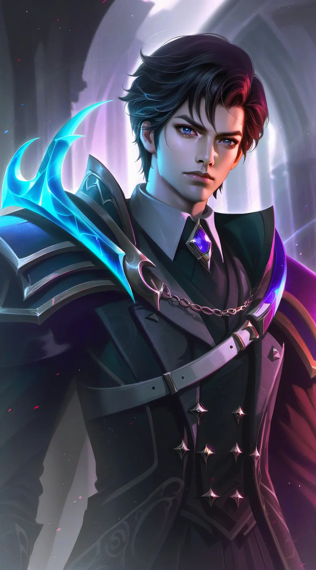 ai character: kay  background