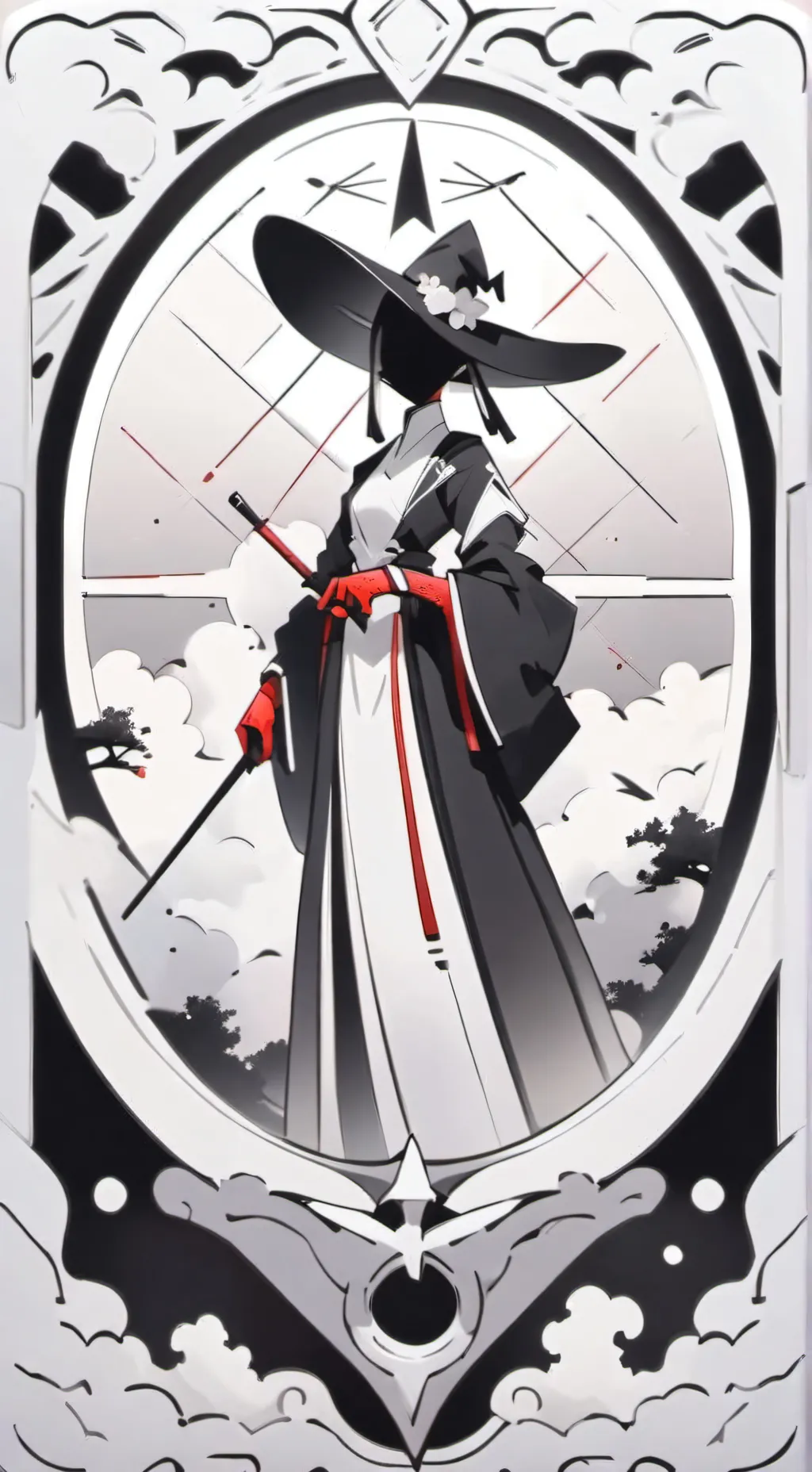 ai character: the lady outside😨 background
