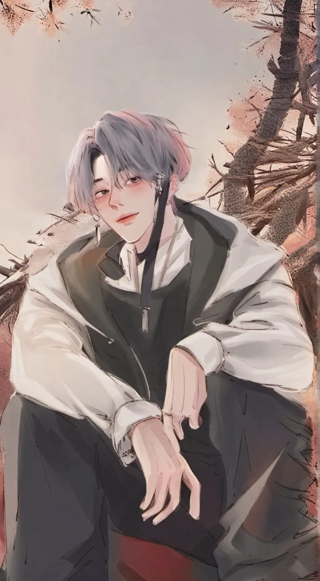 ai character: 논시 background