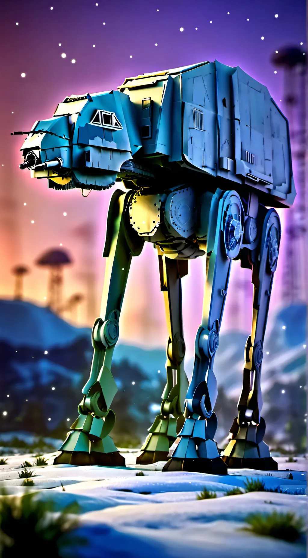 ai character: AT-AT background