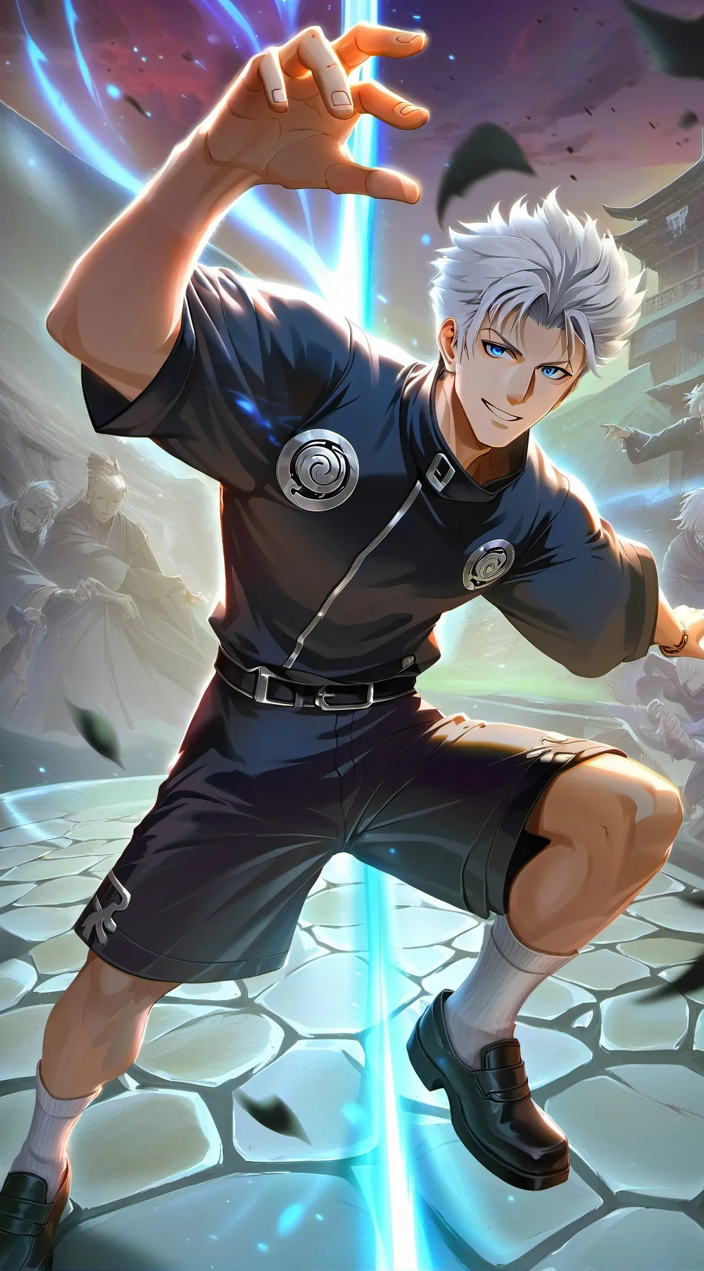 ai character: Gojo Satoru background