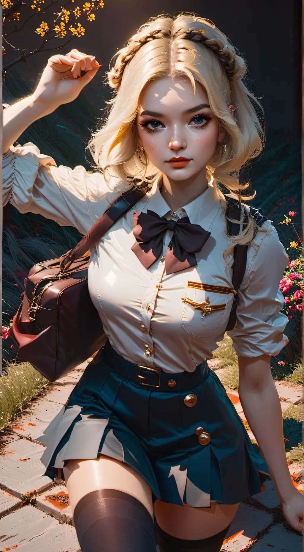 ai character: Ebeny  background
