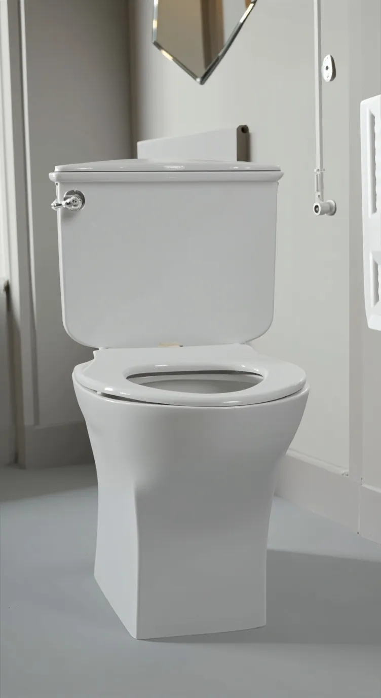 ai character: School band toilet  background