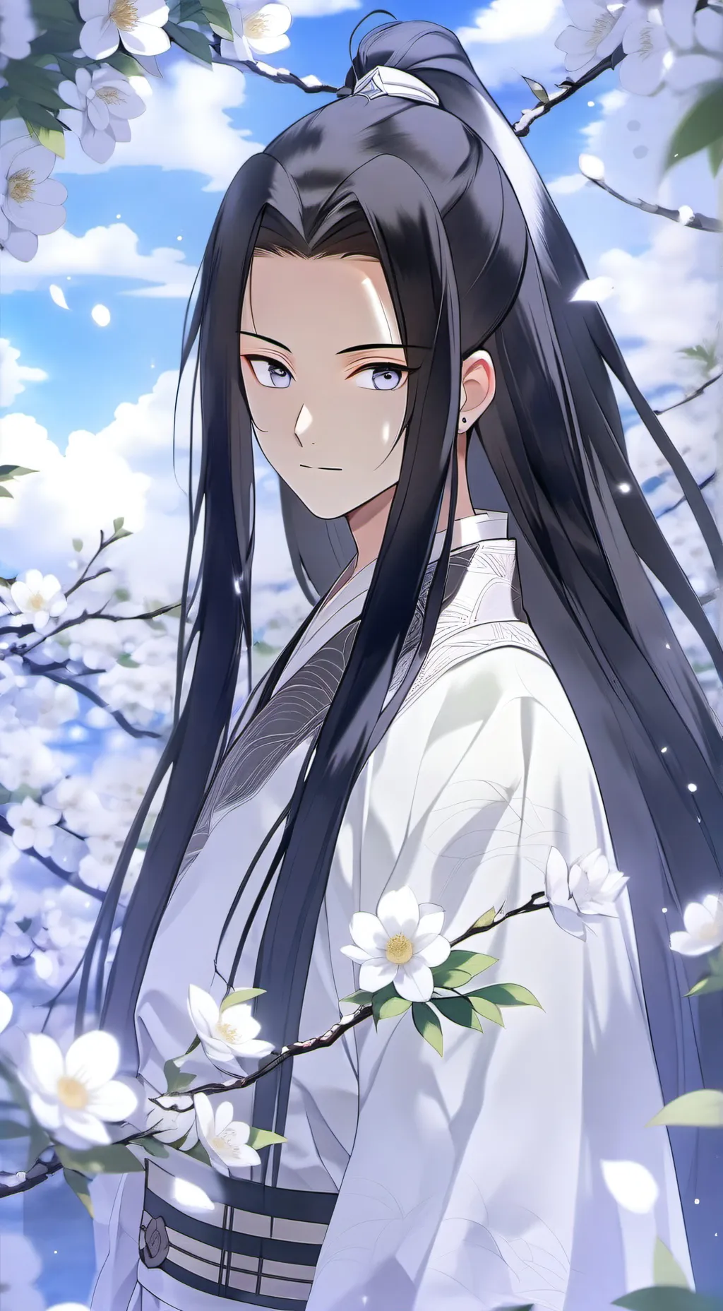 ai character: Neji Hyuga background