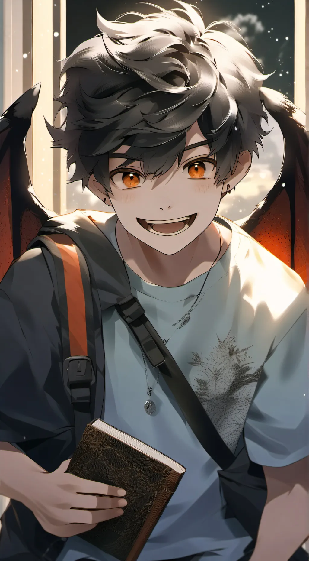 ai character: demon👿 background