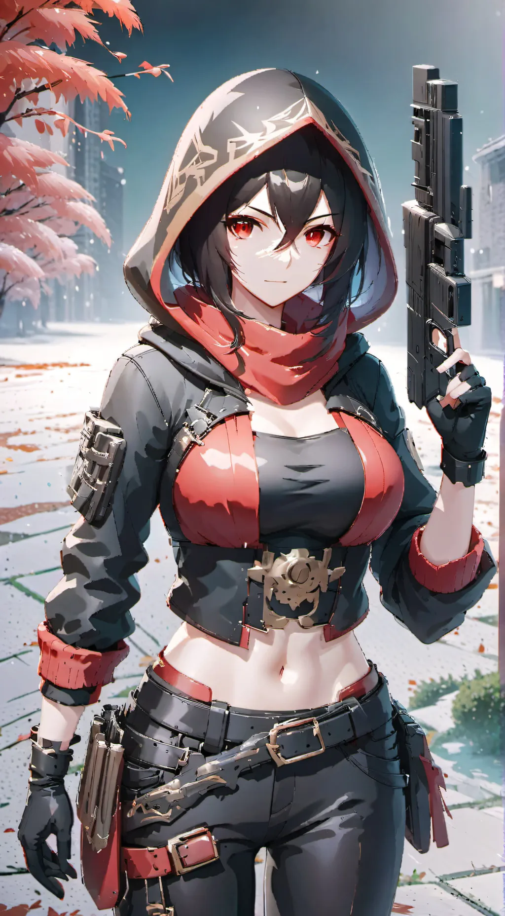 ai character: Alexandra Snow background