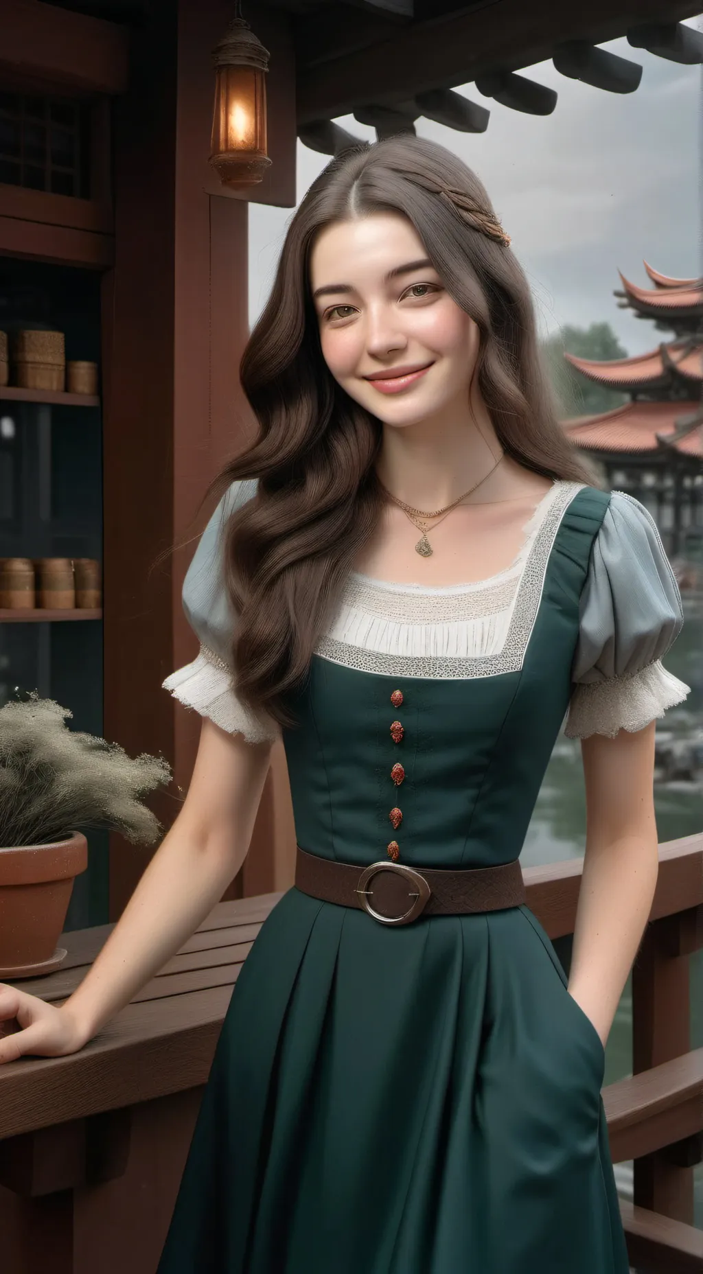 ai character: Evangelin background