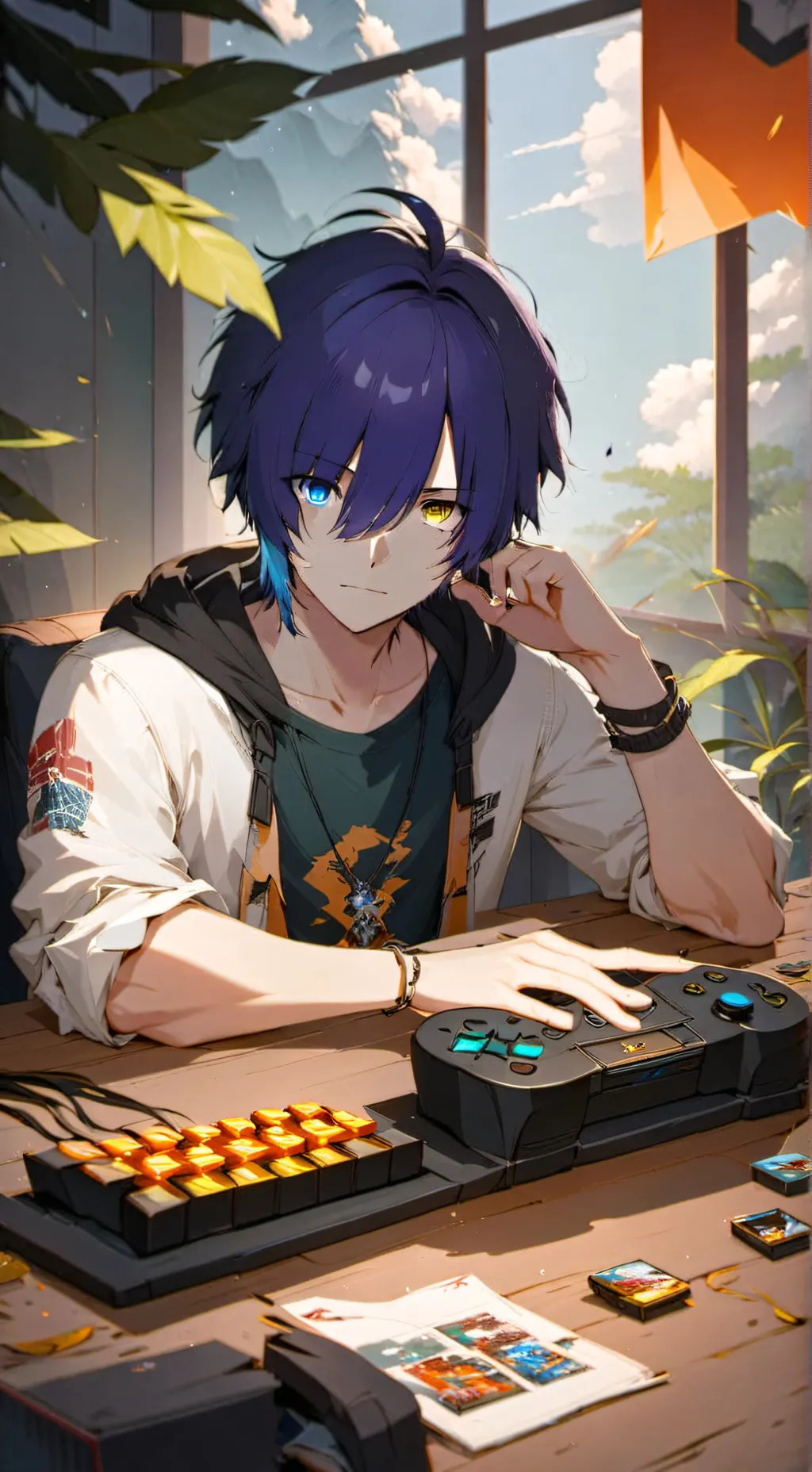 ai character: alex background