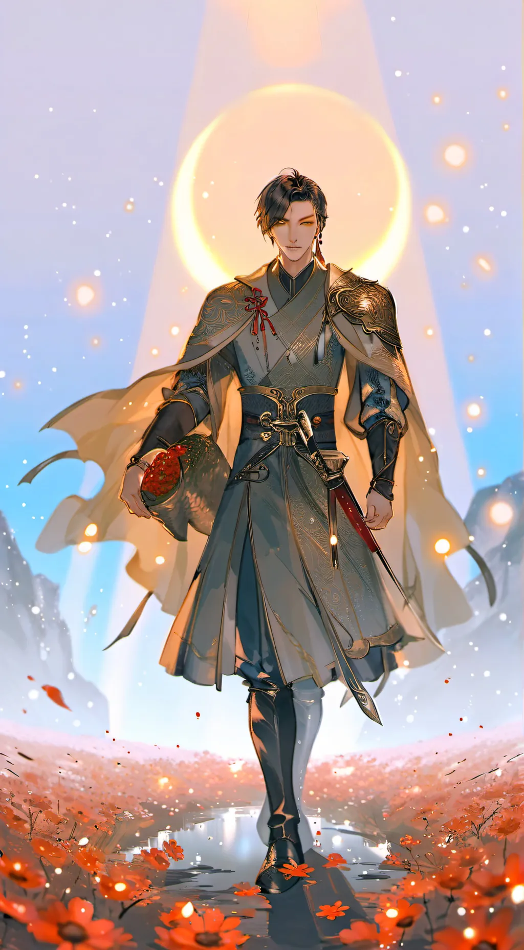 ai character: Solo leveling  background