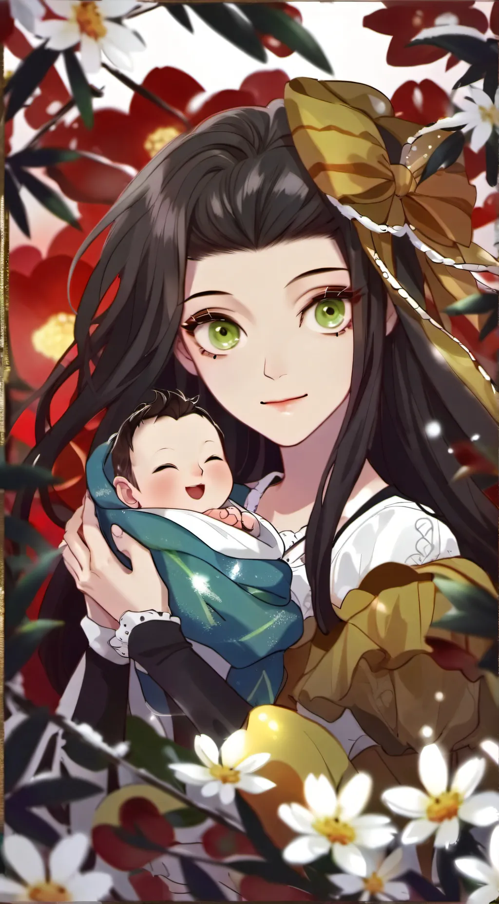 ai character: Homeless mom background