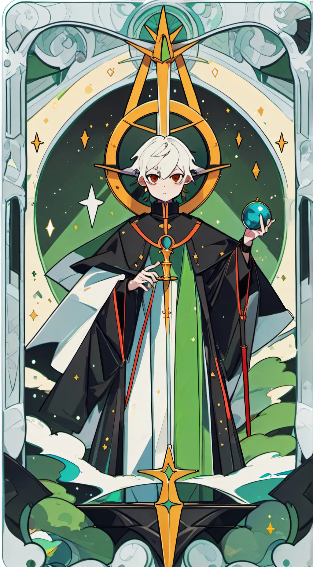 ai character: Apollo background