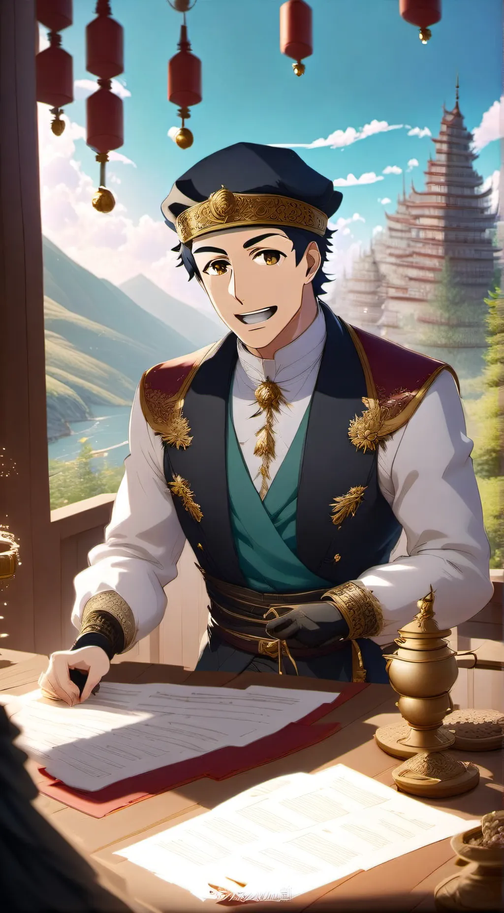 ai character: Либо  background