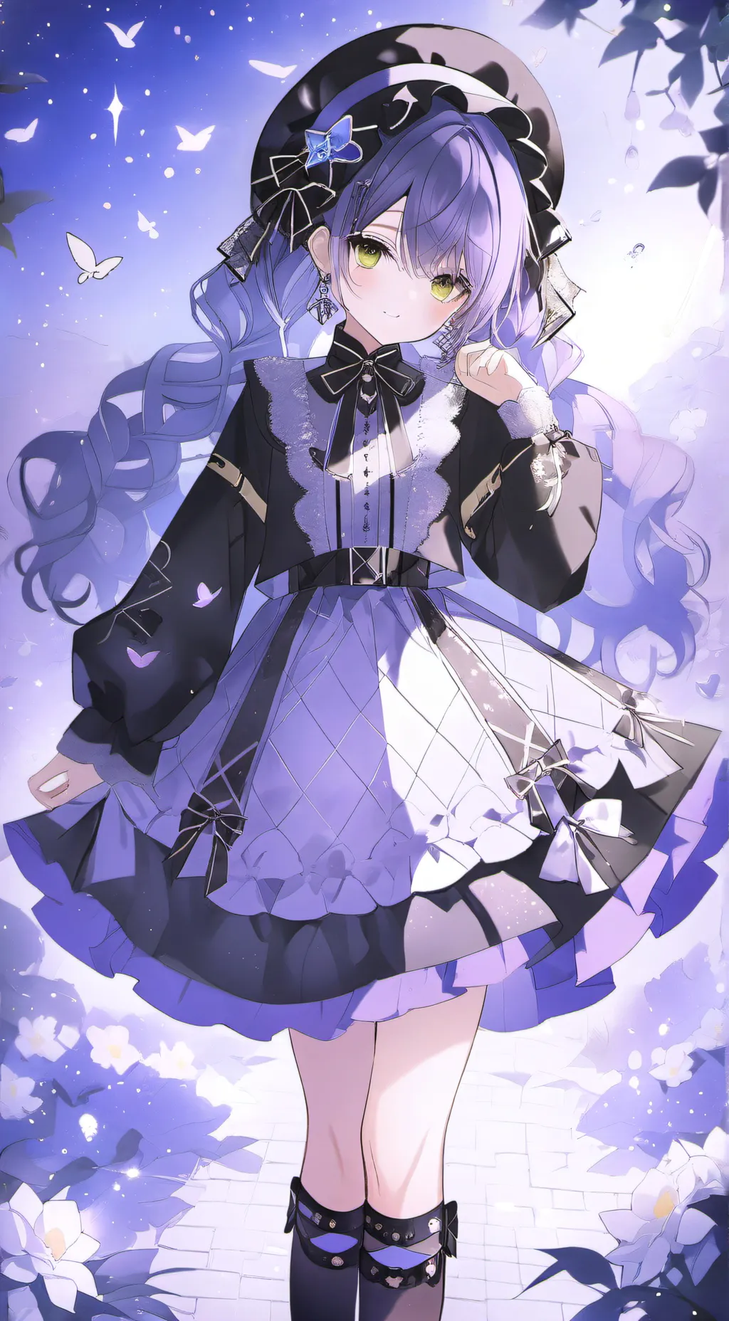 ai character: Violeta background