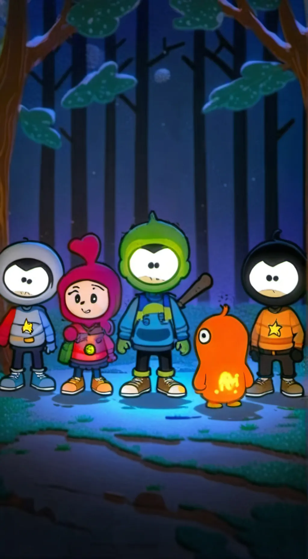 ai character: dandy's world ig background