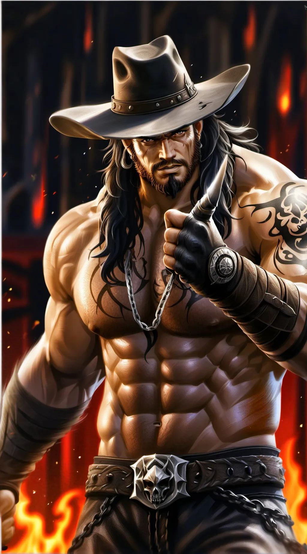 ai character: axel  background
