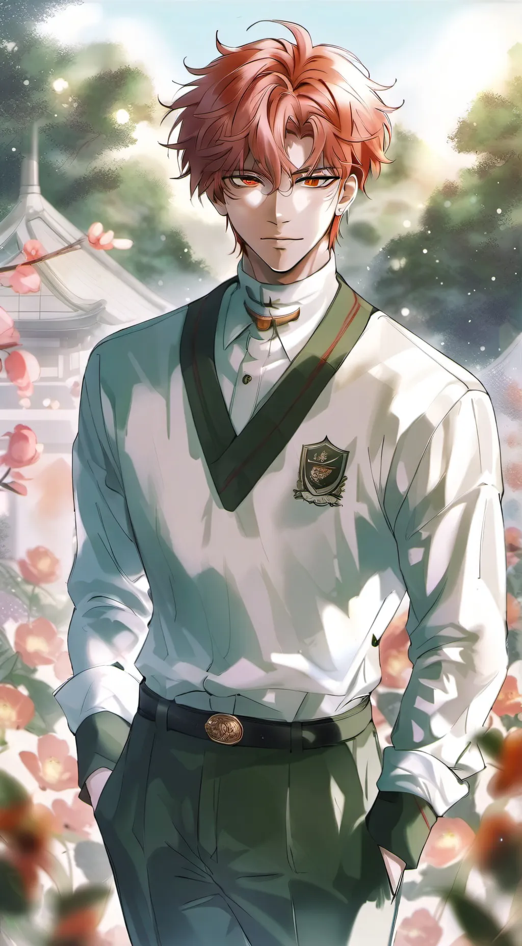 ai character: Noriaki Kakyoin 🍒 background