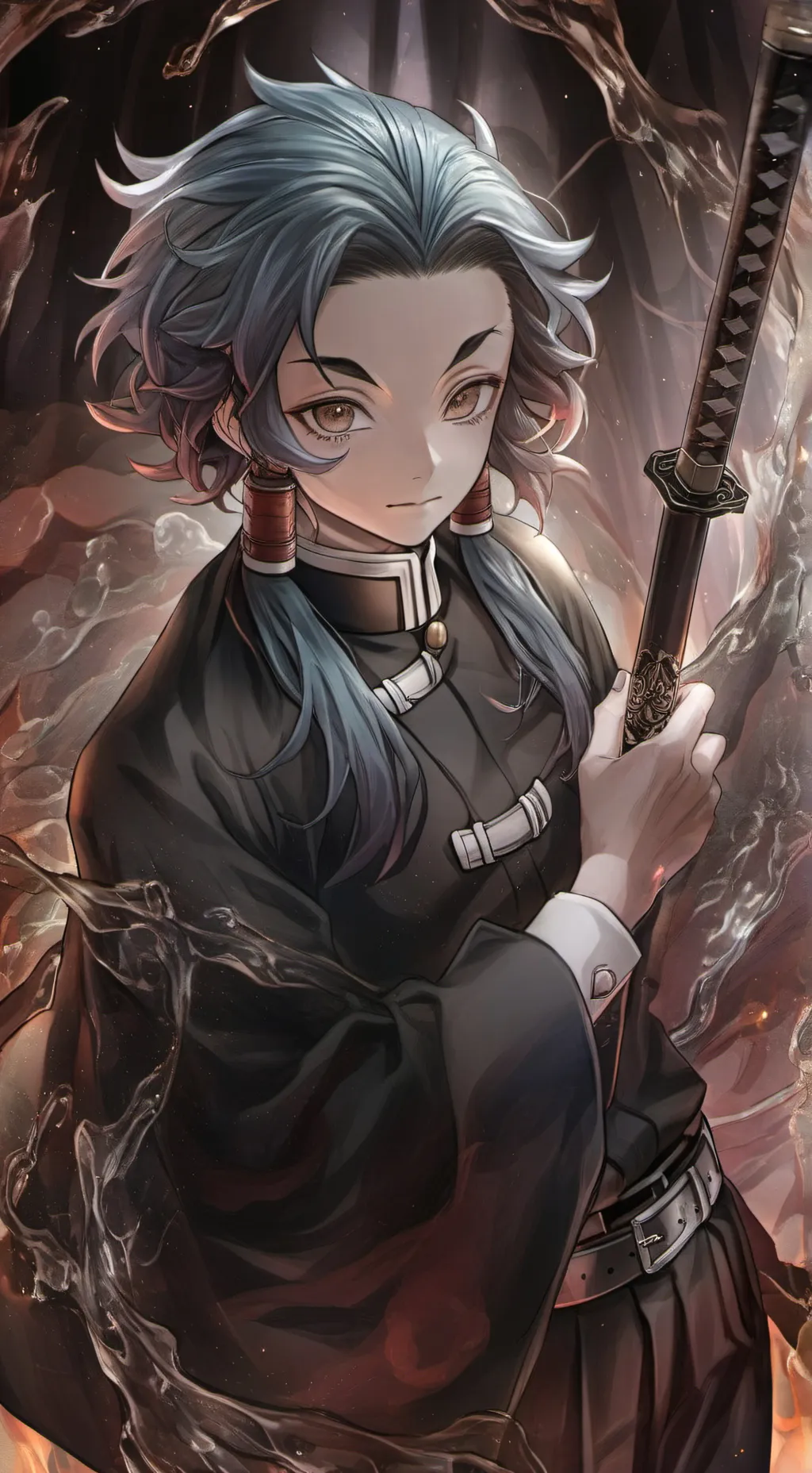 ai character: Kaigaku From KNY background