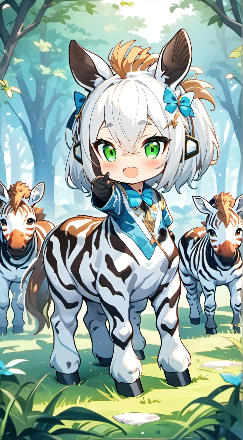 ai character: Zebra Spirit Spiri background