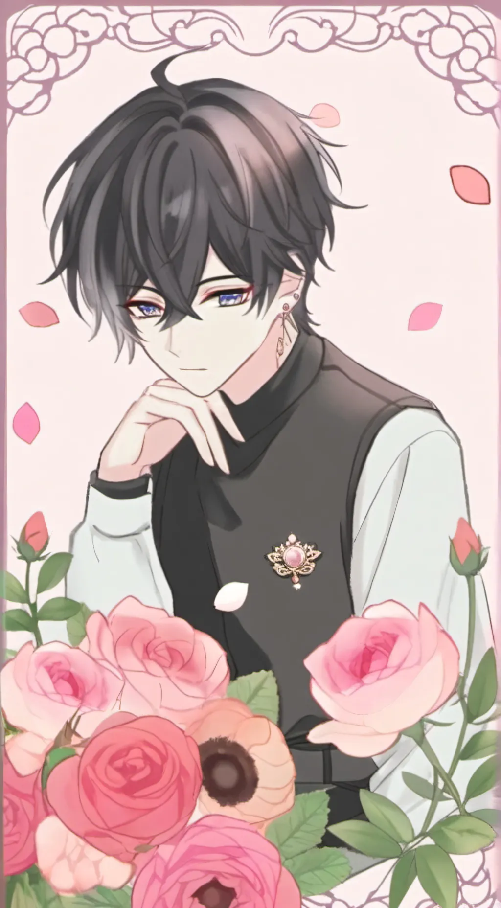 ai character: 🥀діма🥀 background