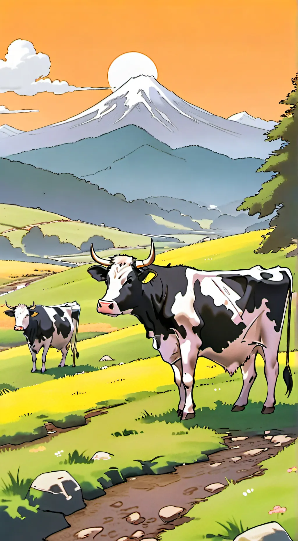 ai character: ✰Cow Herd✰ background