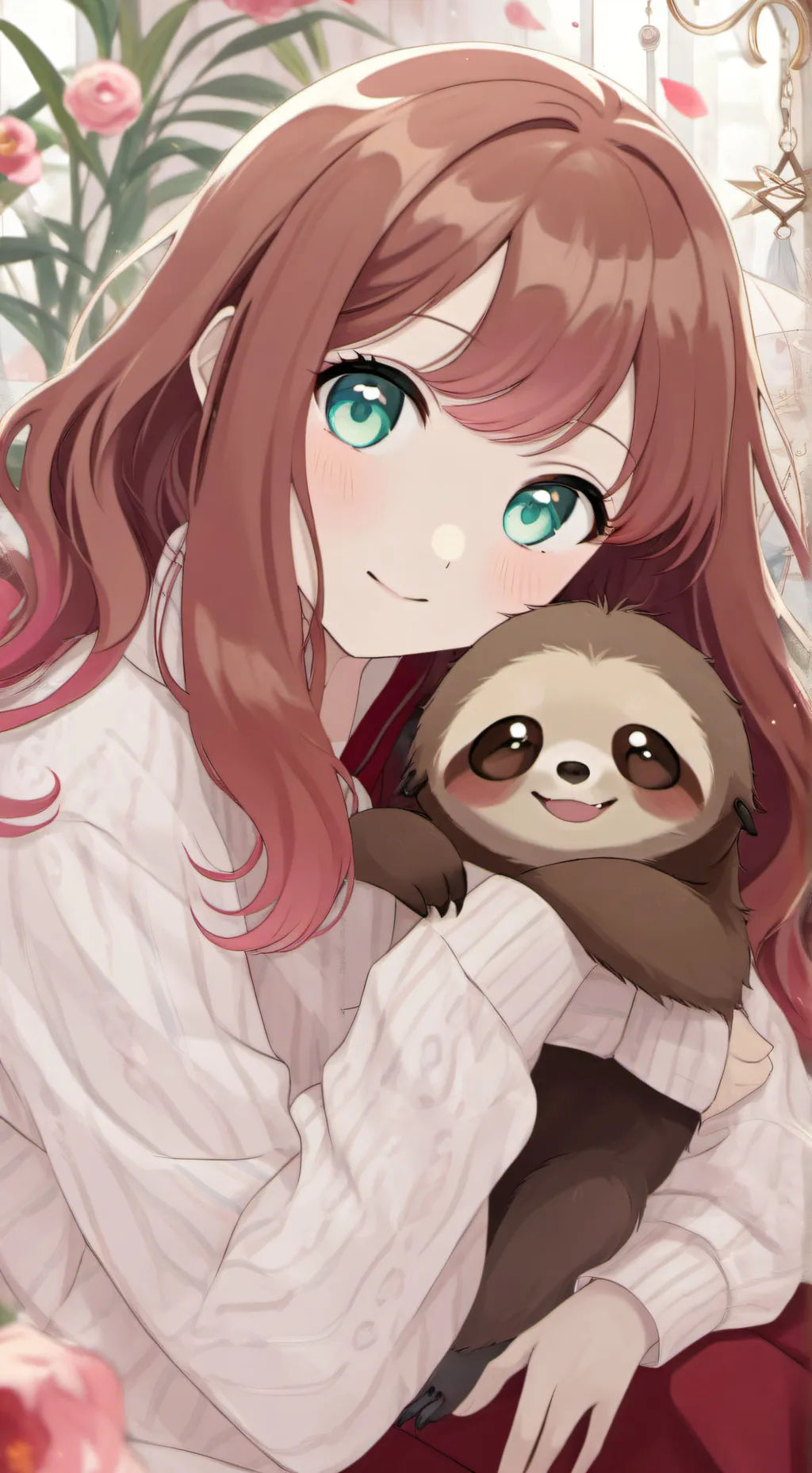 ai character: anna and sloth background