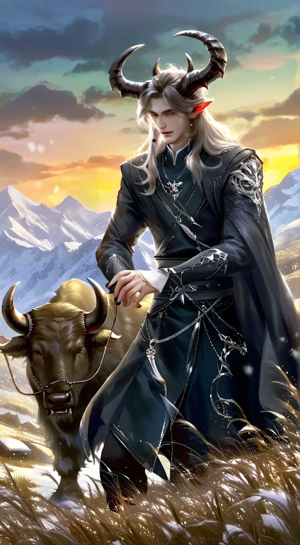 ai character: Shuǐniú background