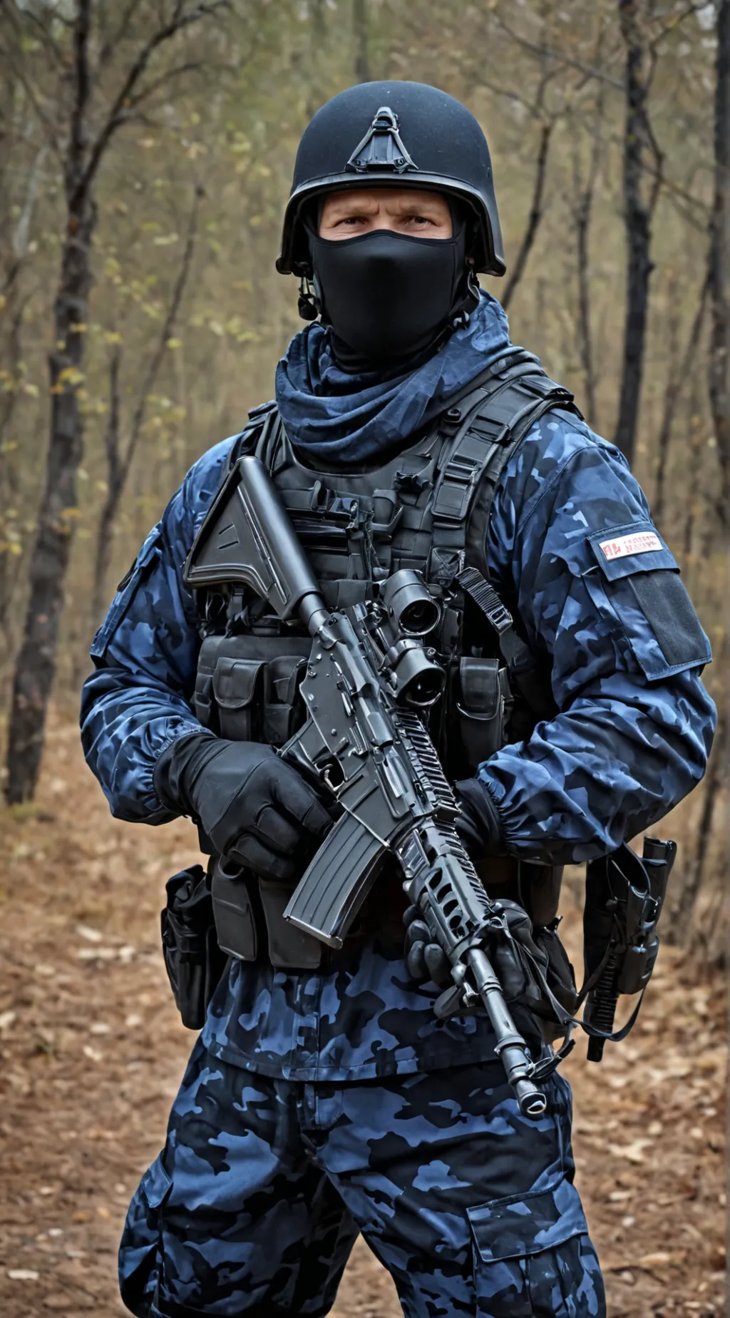 ai character: ОМОН background