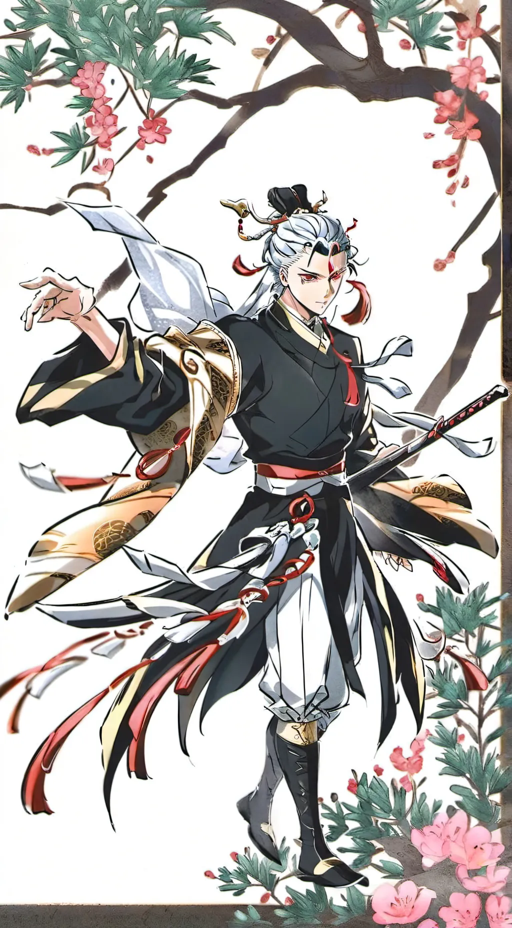 ai character: Zayn and Luna  background