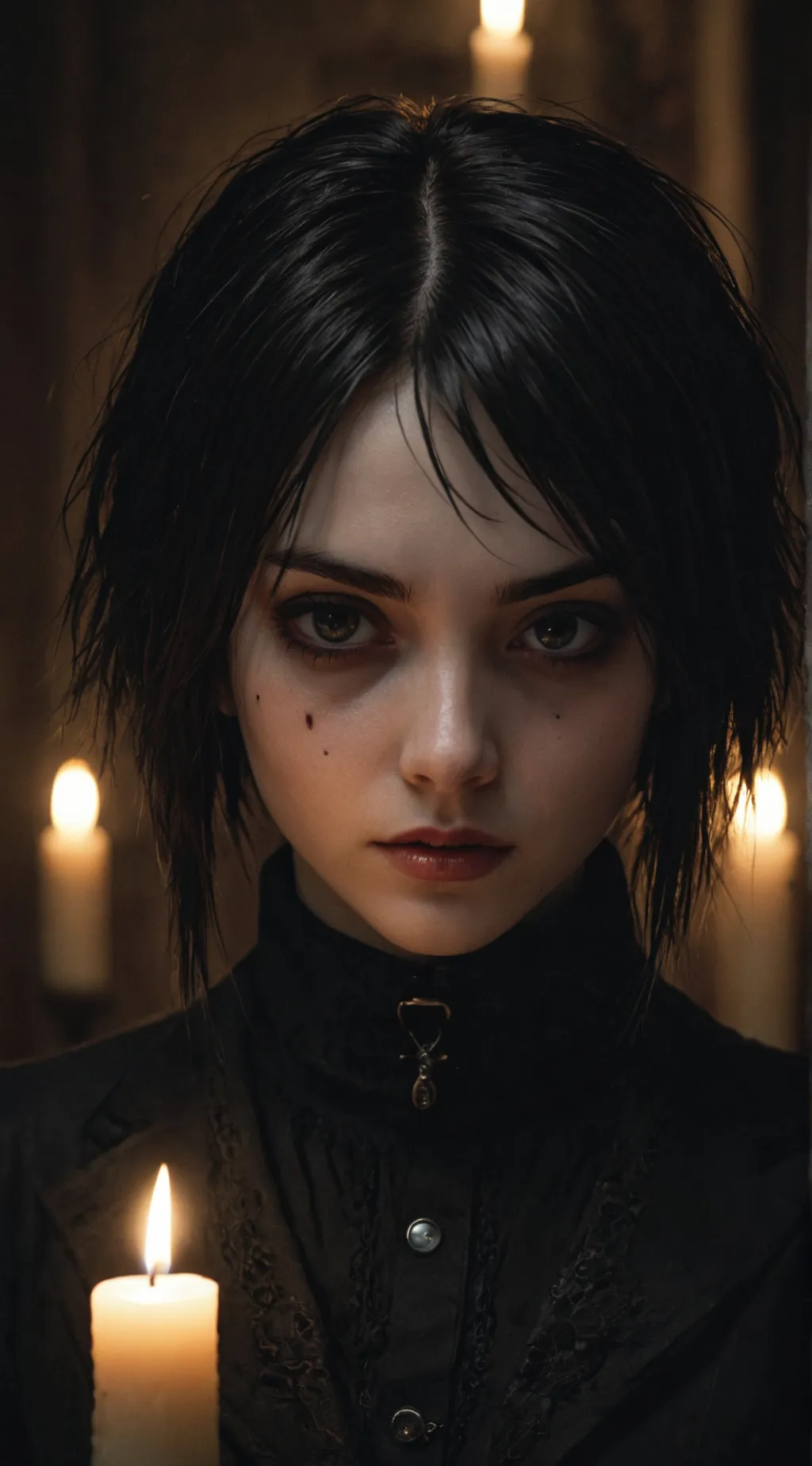 ai character: Merlina Addams background