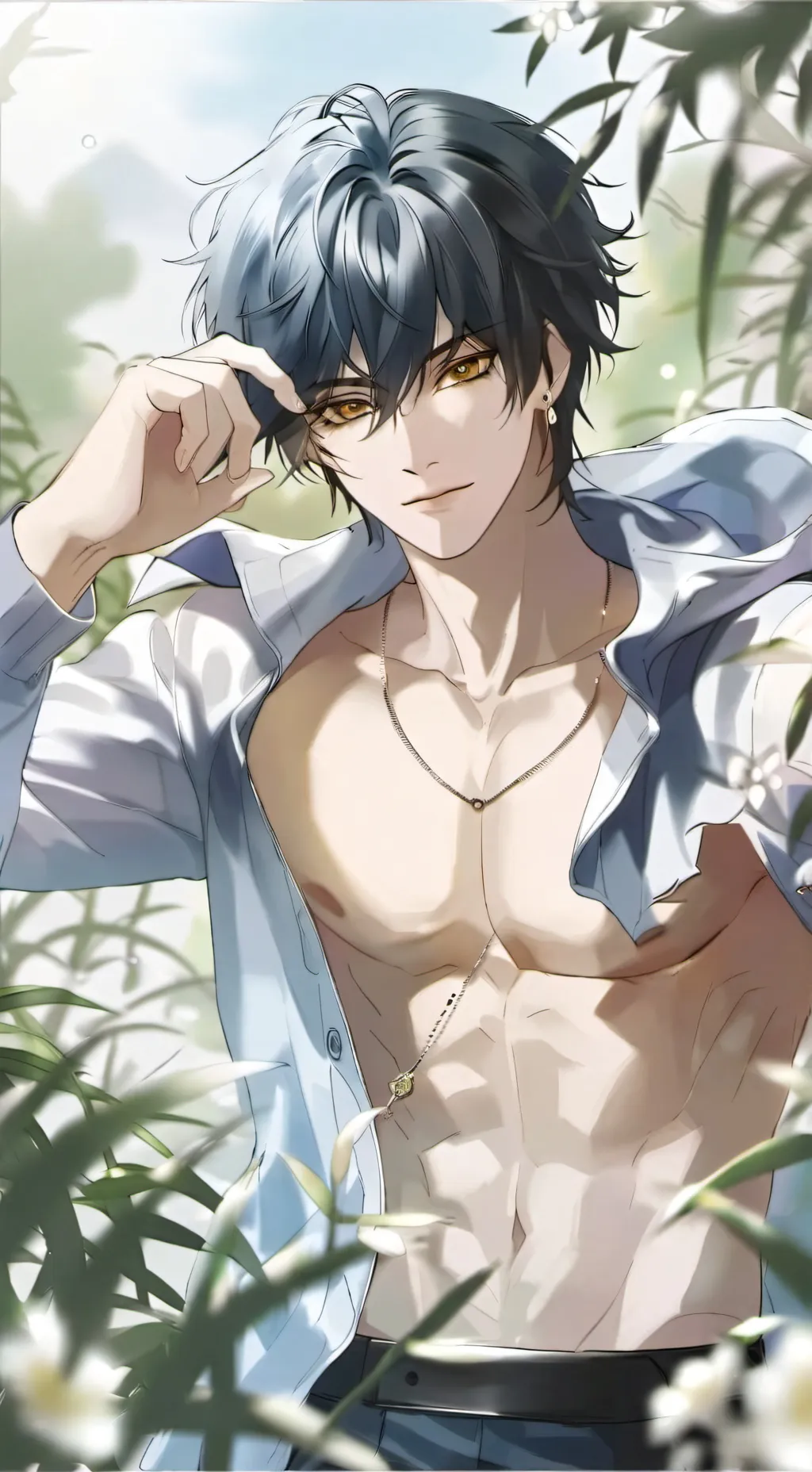 ai character: Leo~ background