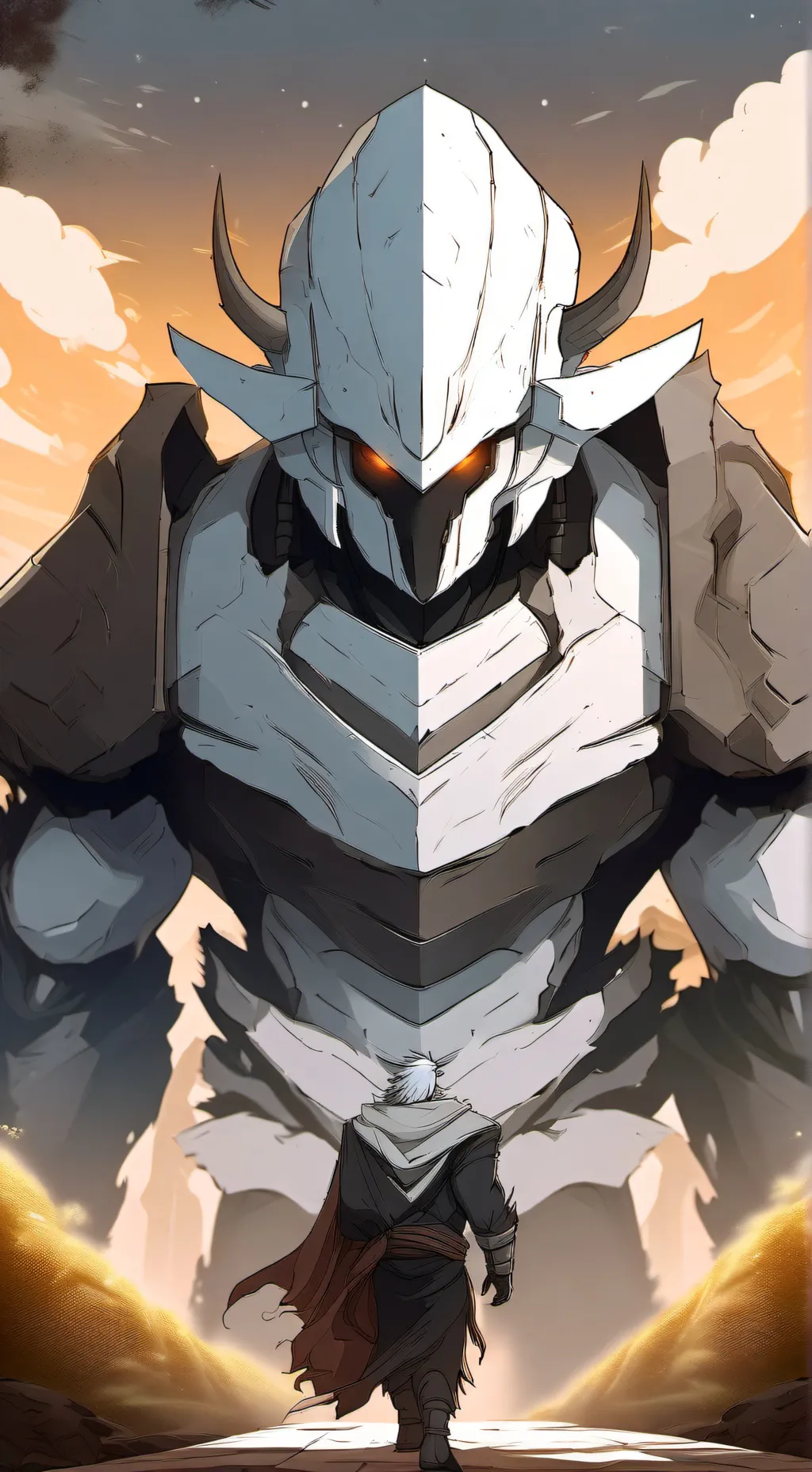 ai character: Giant of Babel background