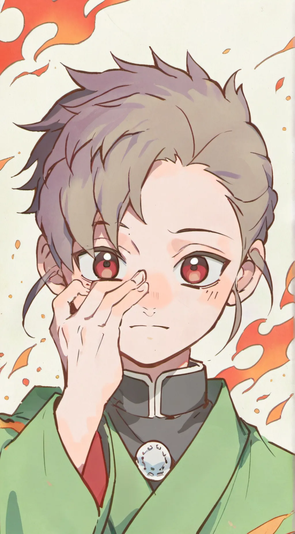 ai character: Tanjiro background
