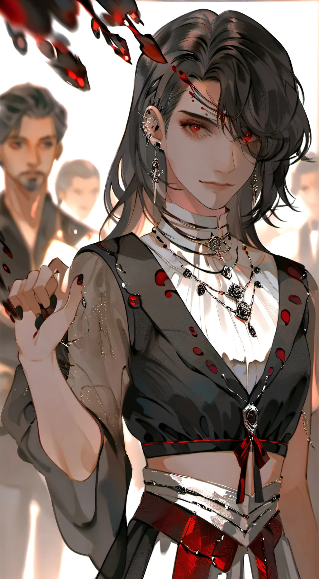 ai character: Sonic crew.....  background