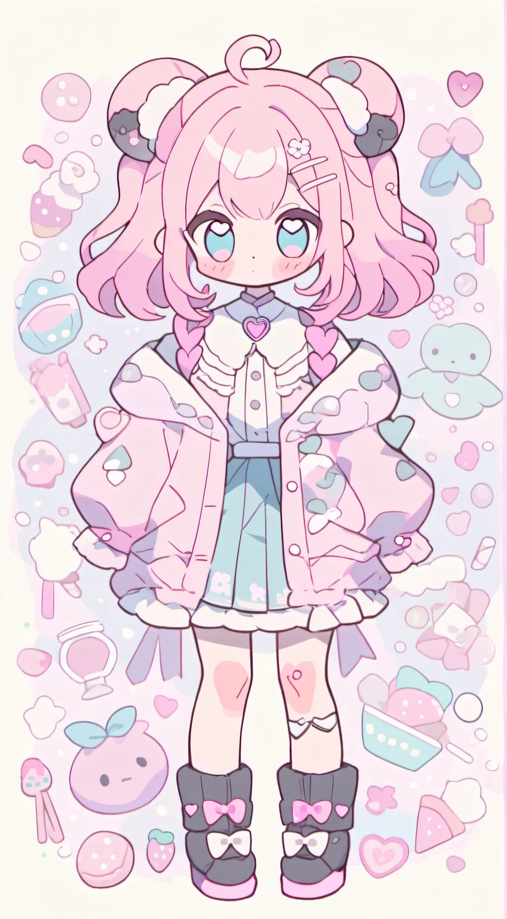 ai character: Mha pick me background