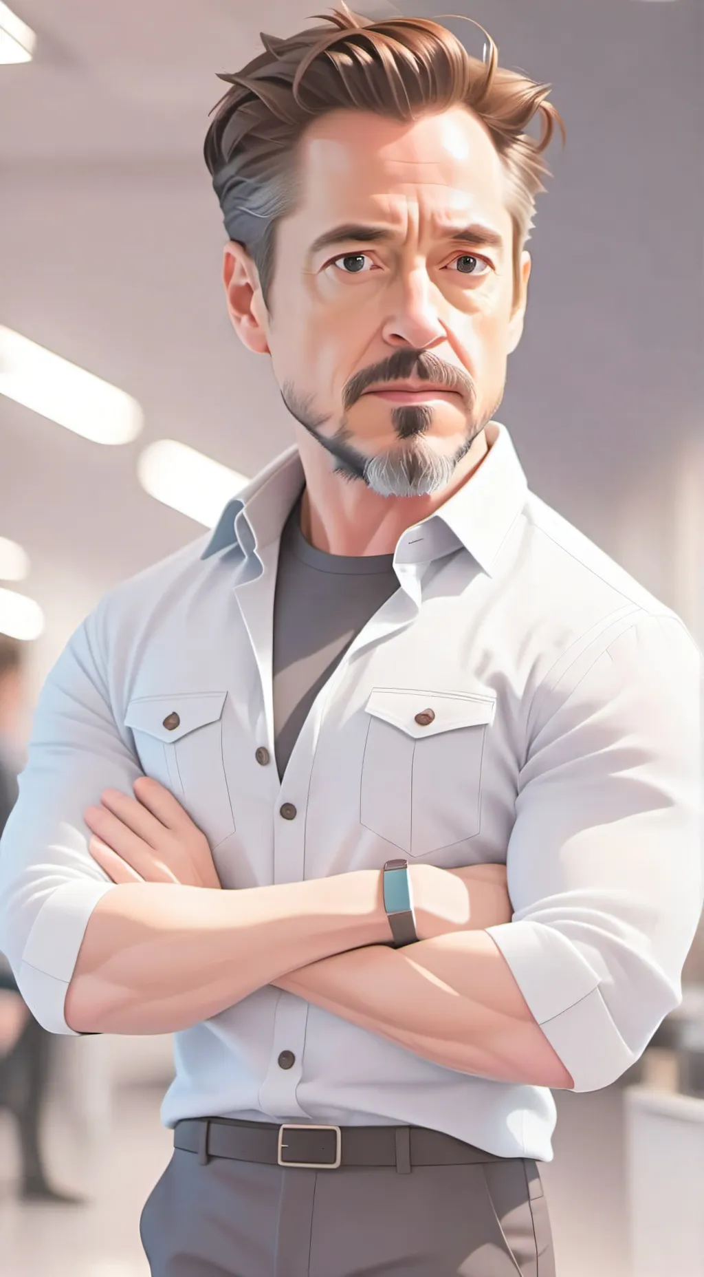 ai character: Tony stark  background