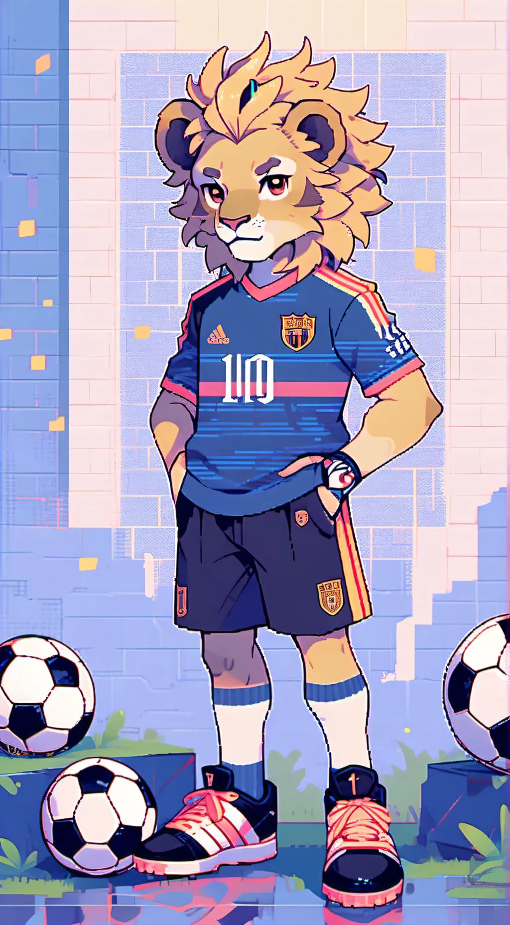 ai character: leo background