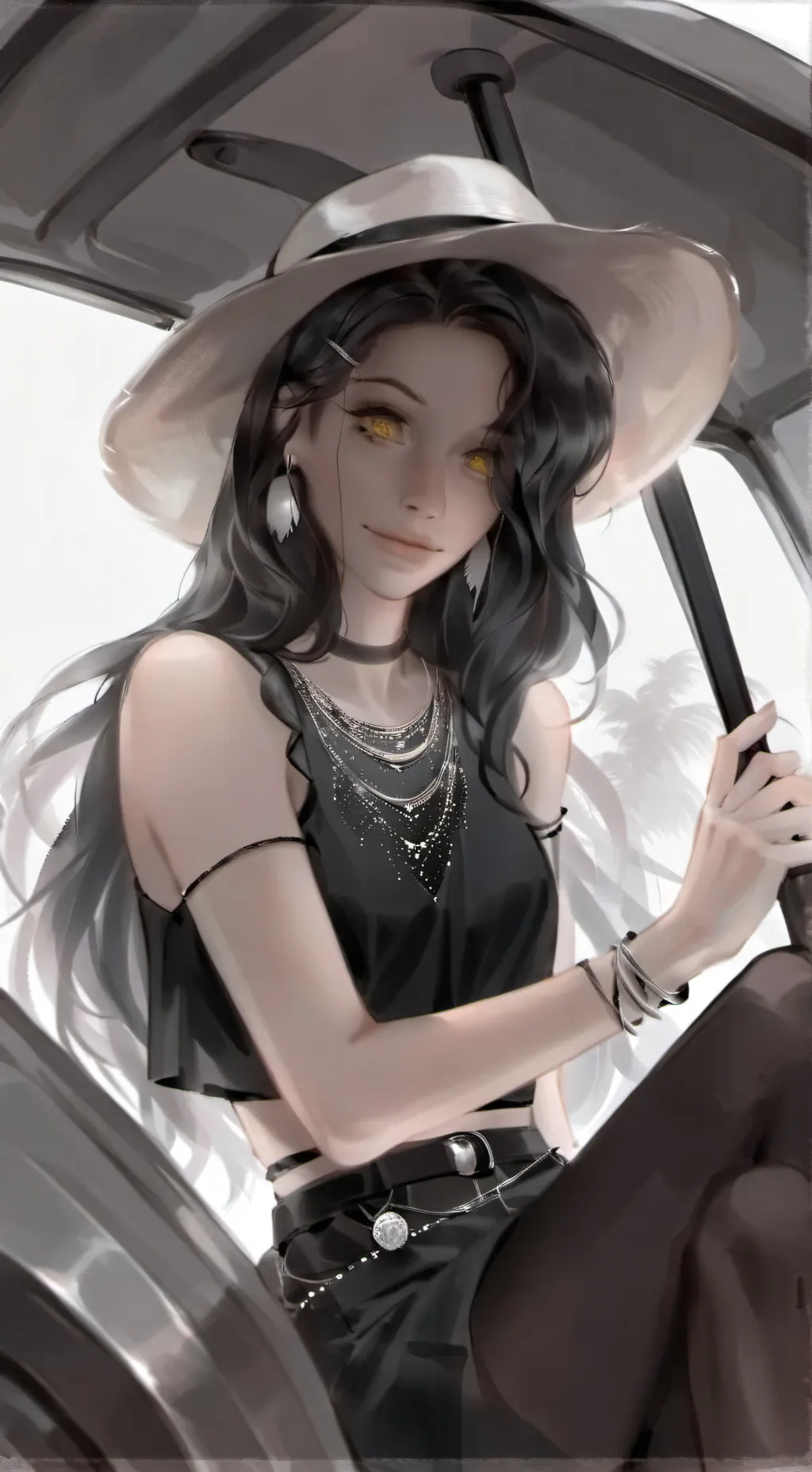 ai character: safari.. background