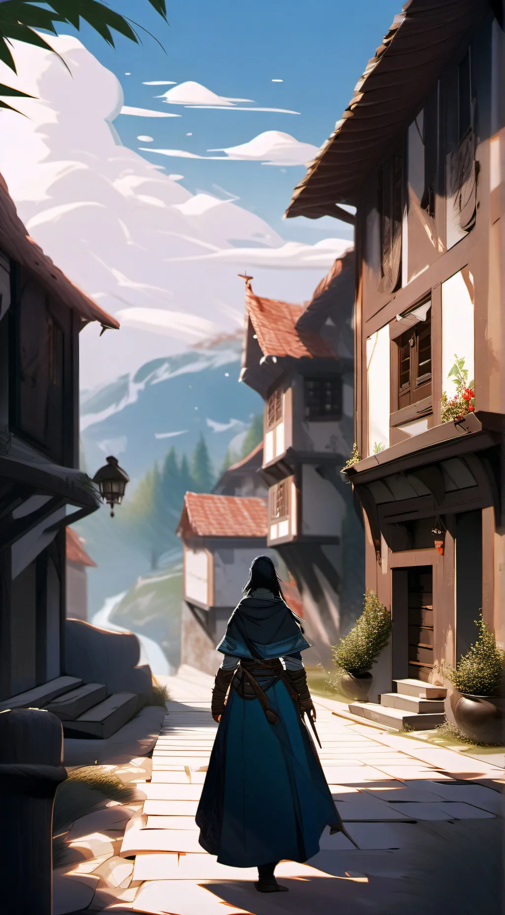 ai character: Tu Chamba Medieval background
