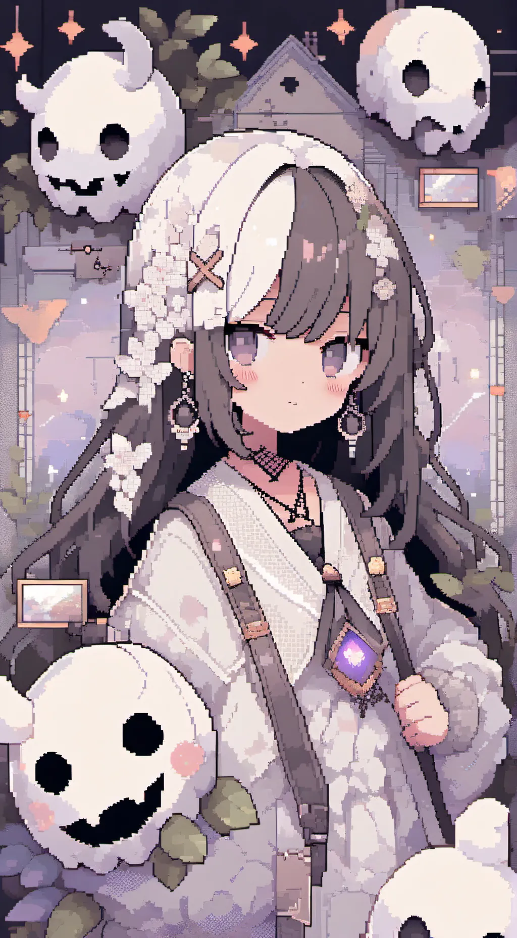 ai character: vee DW background