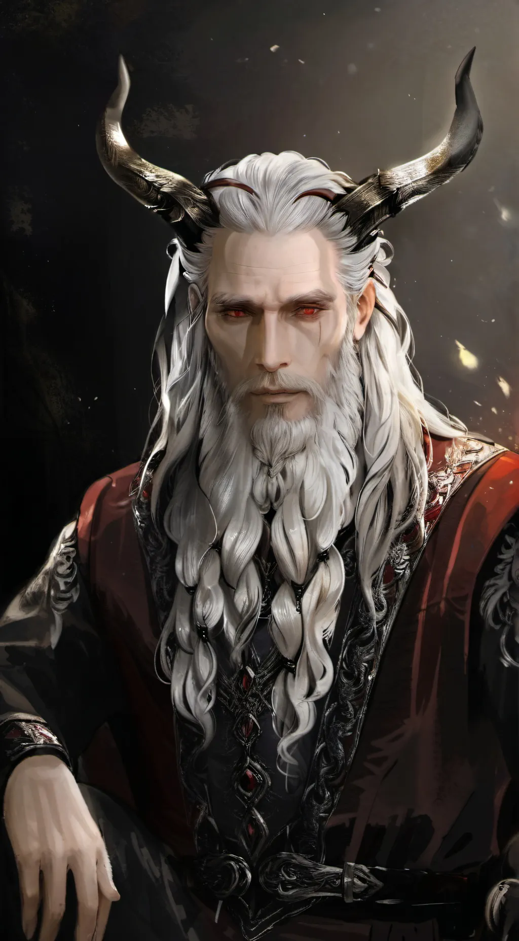 ai character: randlom background