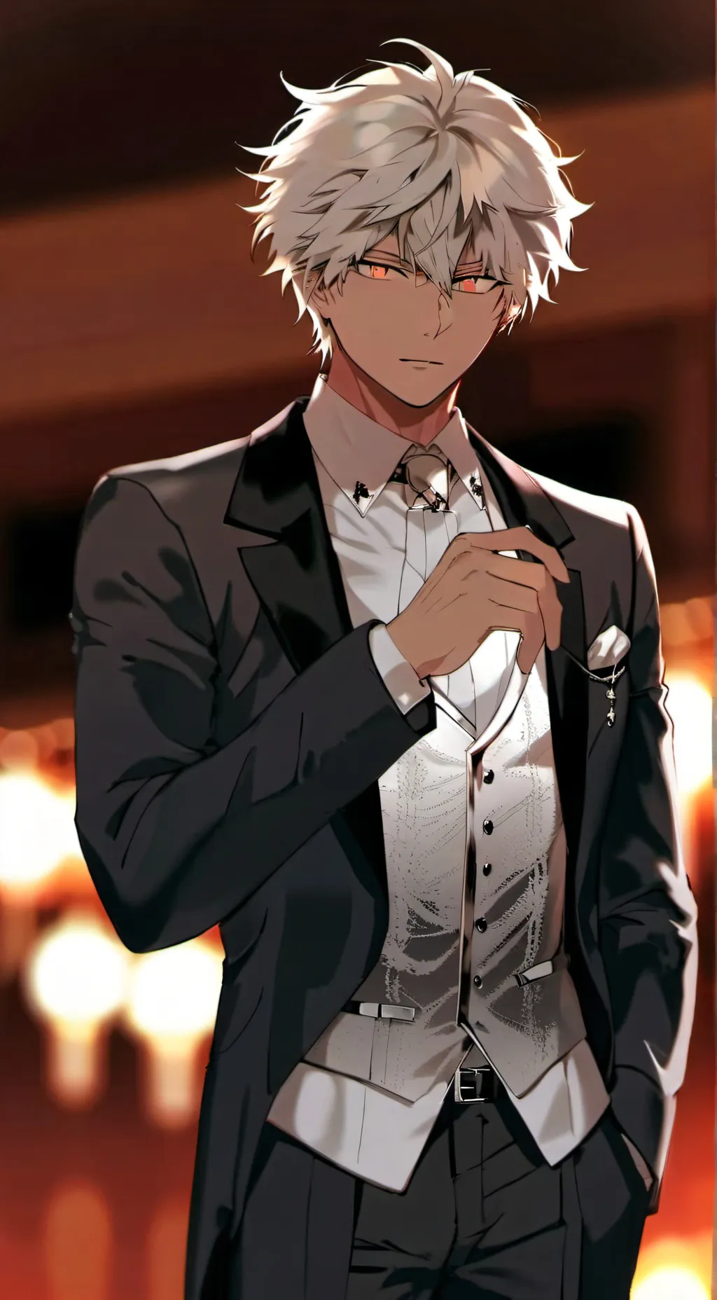 ai character: bakugo  background