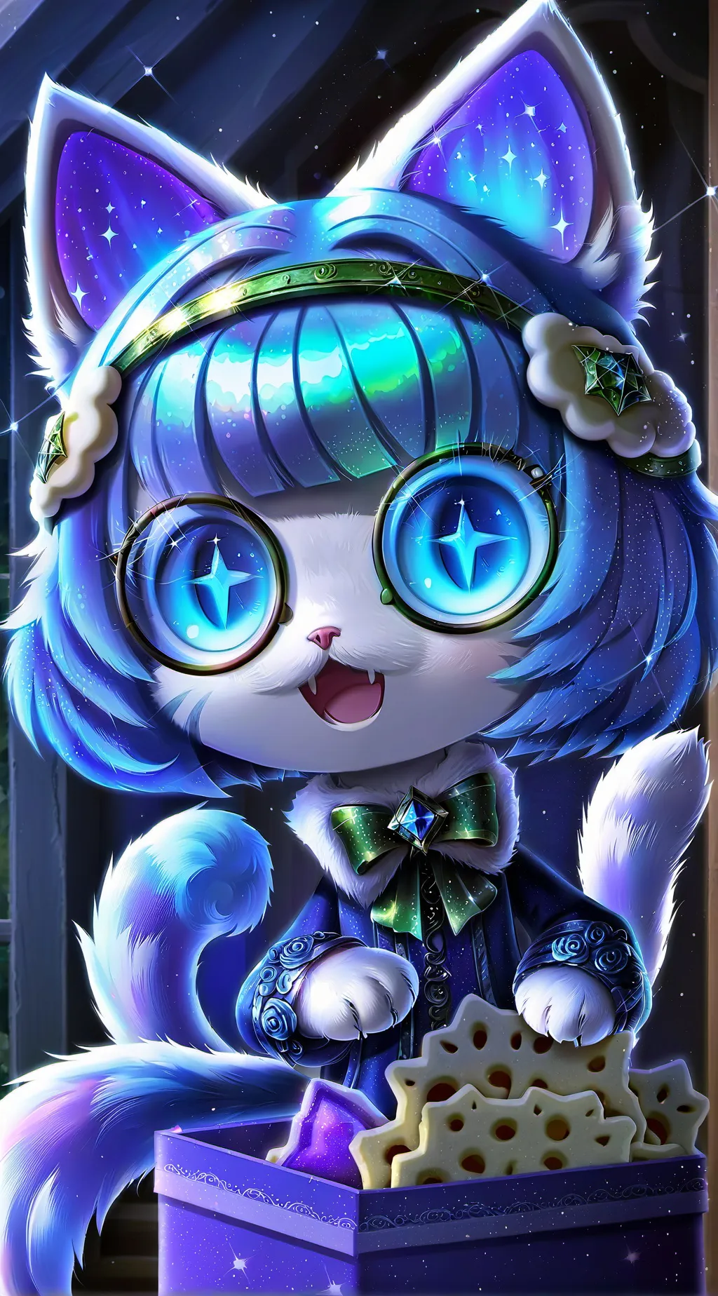 ai character: Pixie Whiskers background