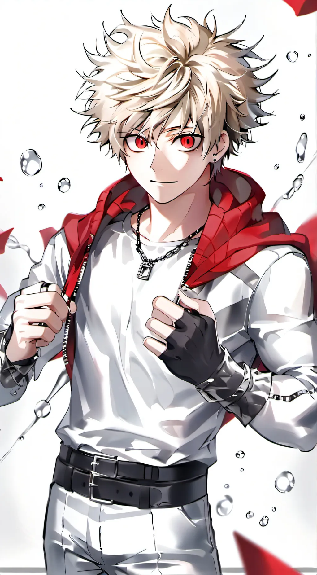 ai character: Katsuki Bakugo background