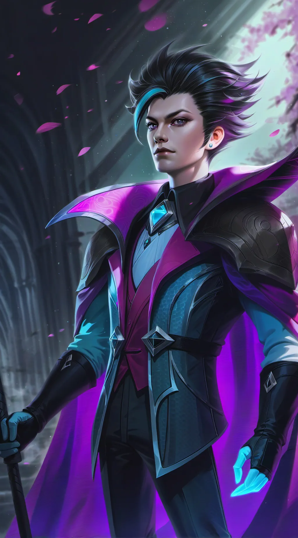 ai character: Ран авэй background