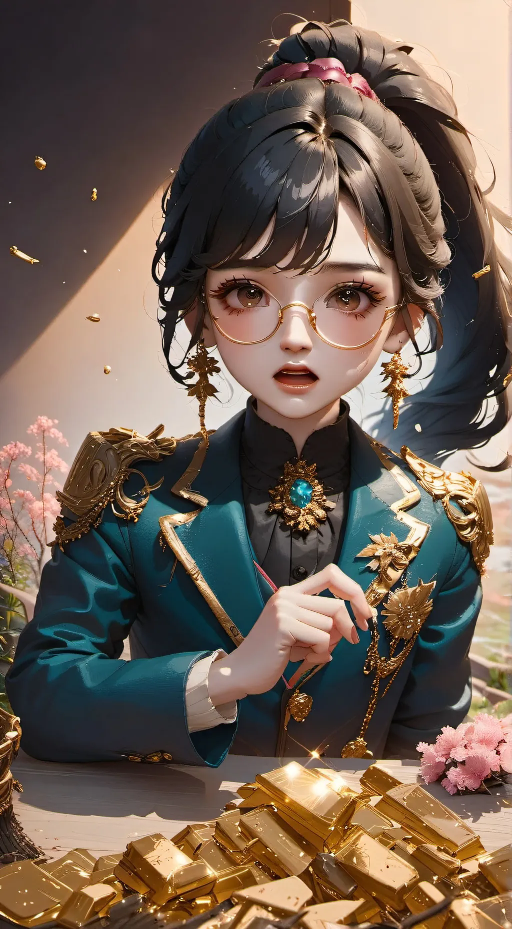 ai character: Emily (after) background
