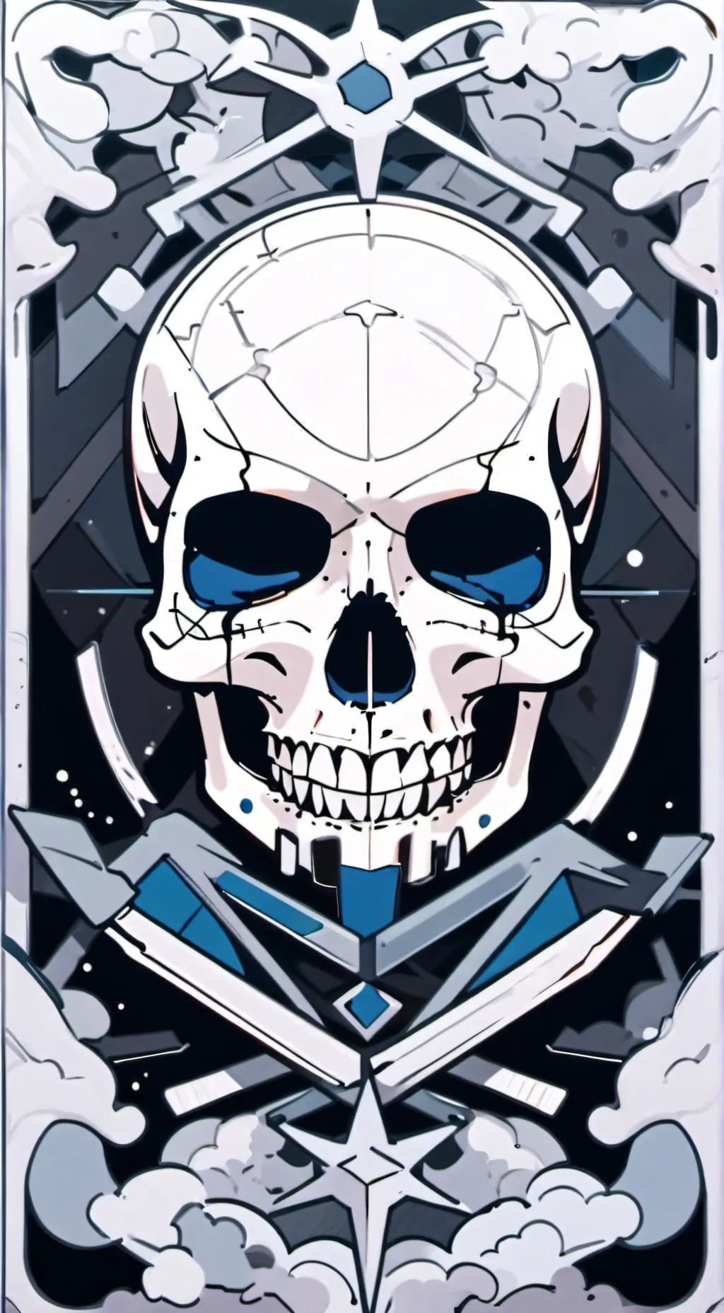 ai character: Sketch background