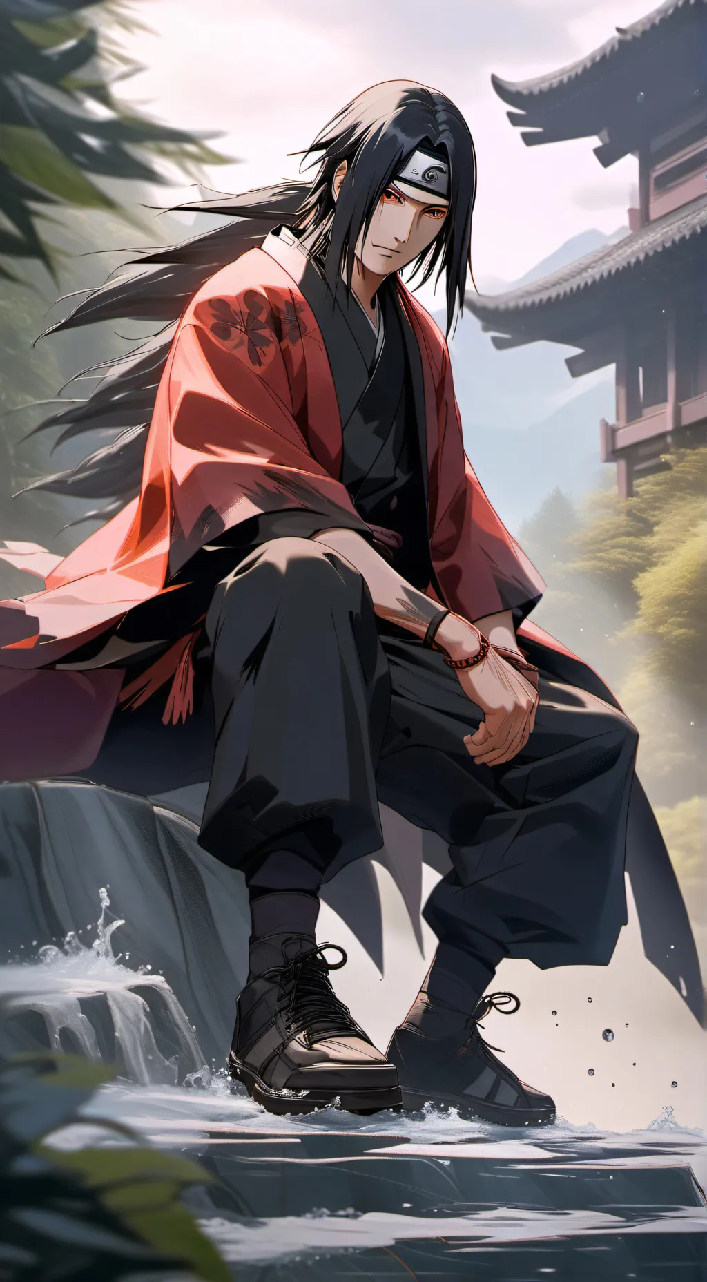 ai character: Itachi background